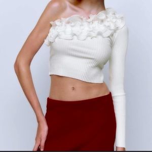 Zara One Shoulder Top